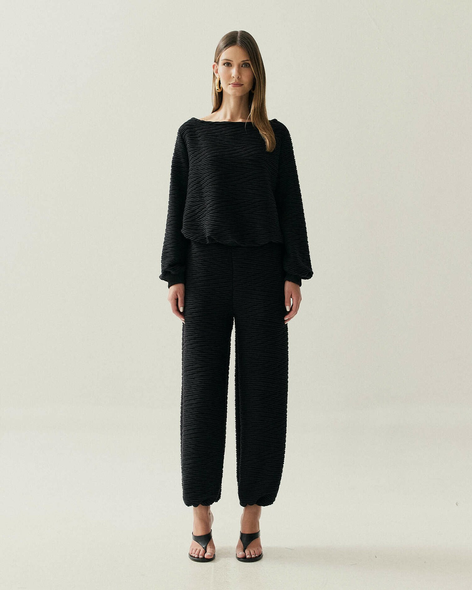 BLUSA MALHA TEXTURA BALONE — foto 15