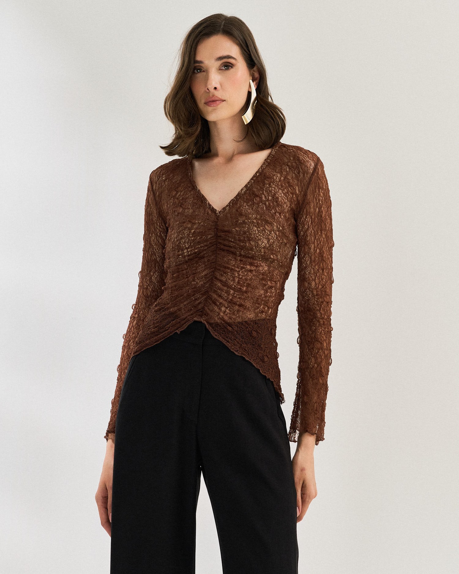 BLUSA RENDA FRANZIDA — foto 5