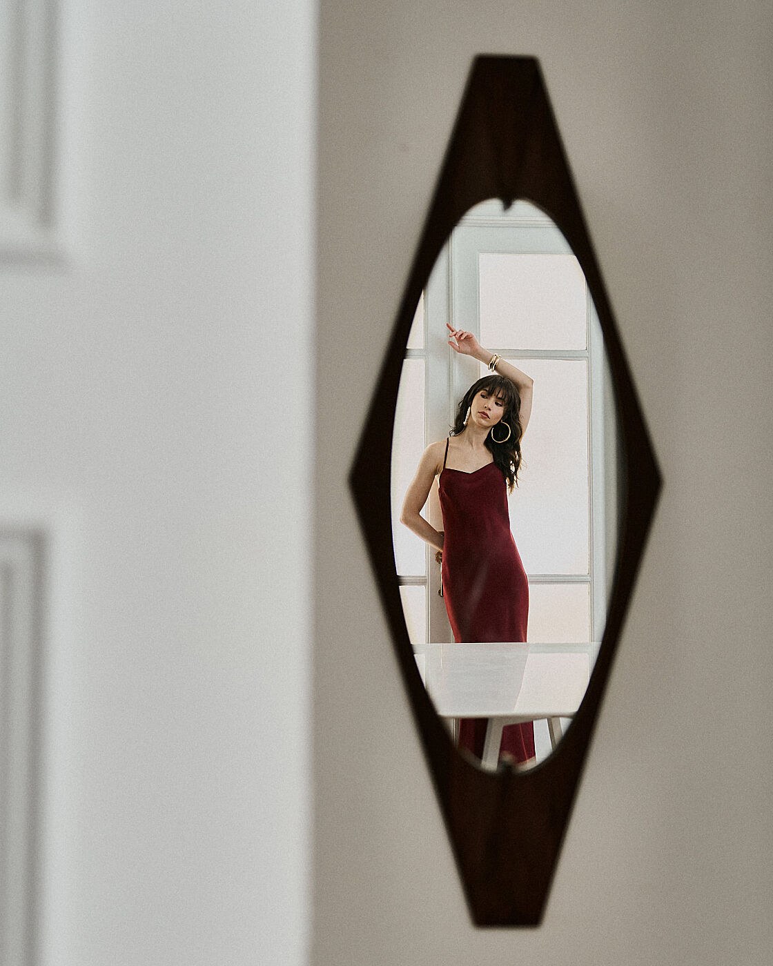 VESTIDO SLIP DRESS ALCA DUPLA — foto 14