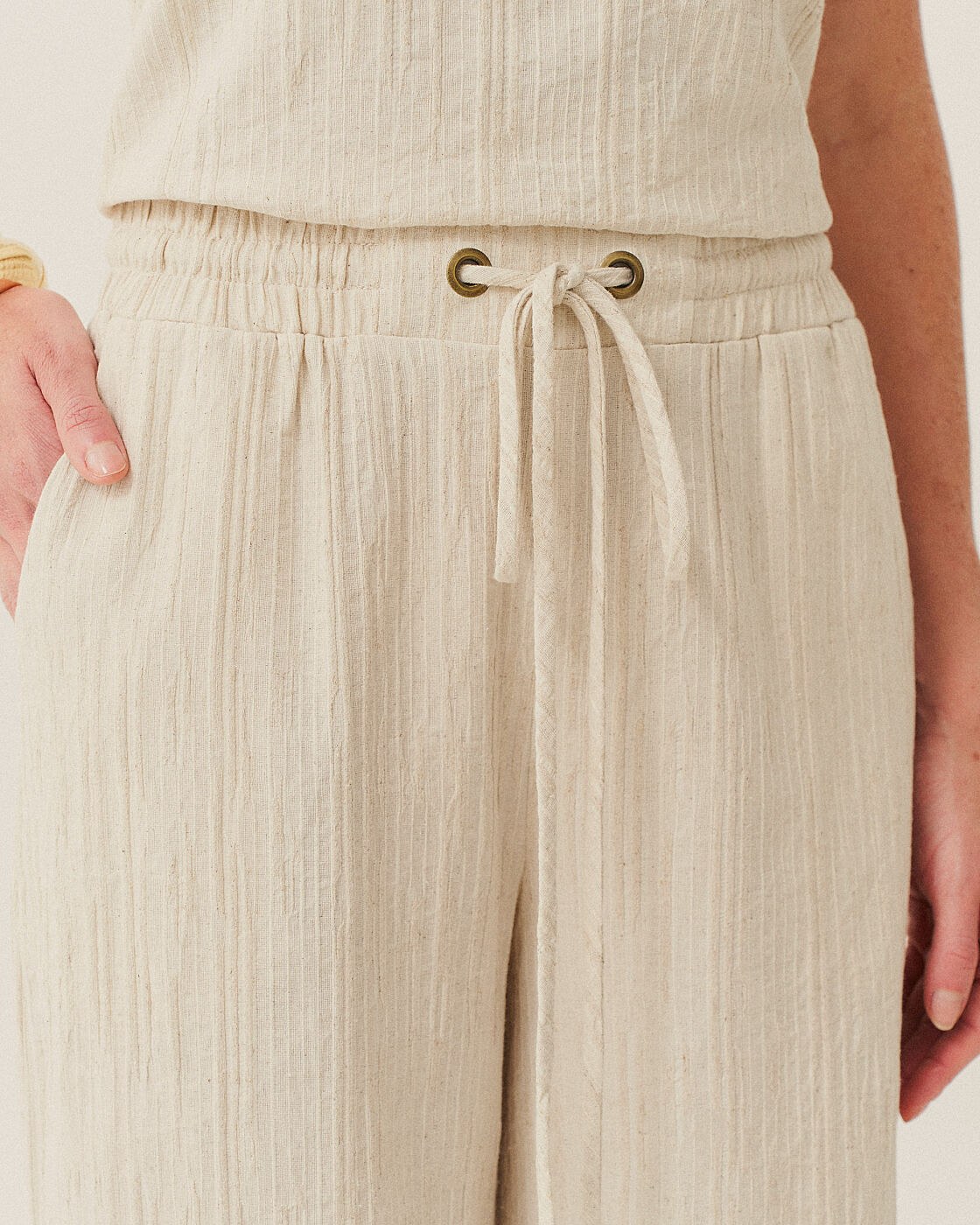 CALCA PANTALONA EM LINHO COS DE ELASTICO (PROMO) — foto 14