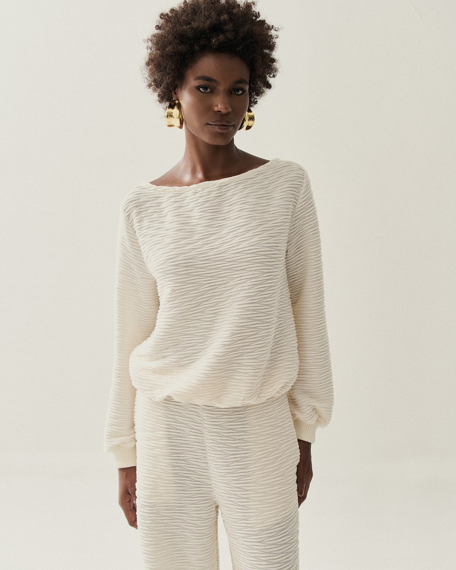 BLUSA MALHA TEXTURA BALONE — foto 23