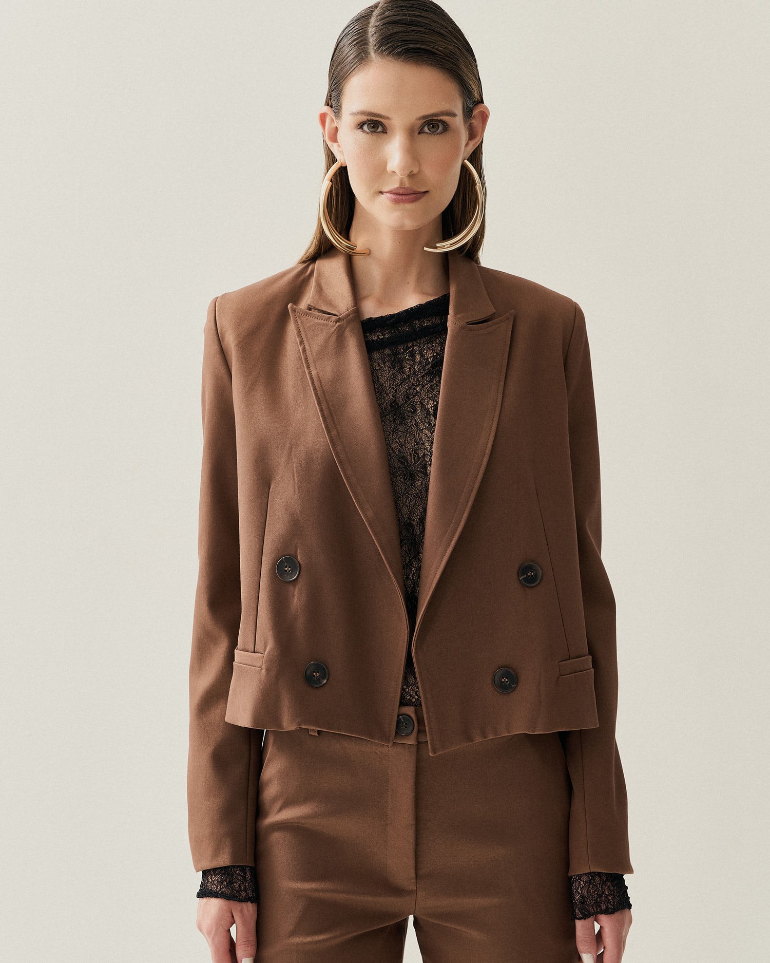 BLAZER CURTO FECHAMENTO DUPLO — foto 22