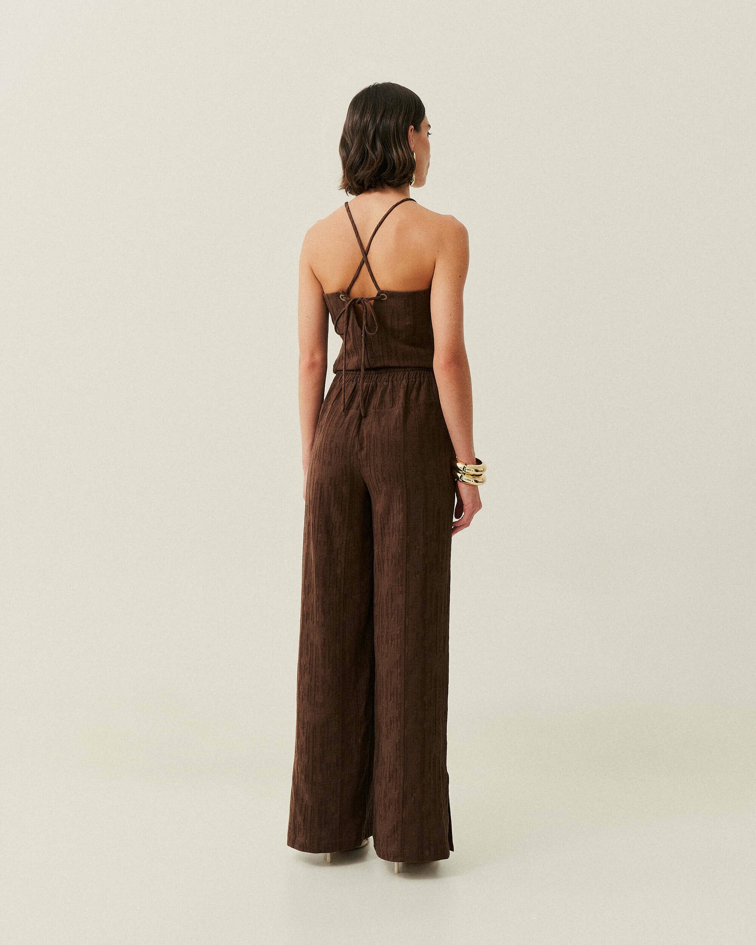 CALCA PANTALONA EM LINHO COS DE ELASTICO (PROMO) — foto 13