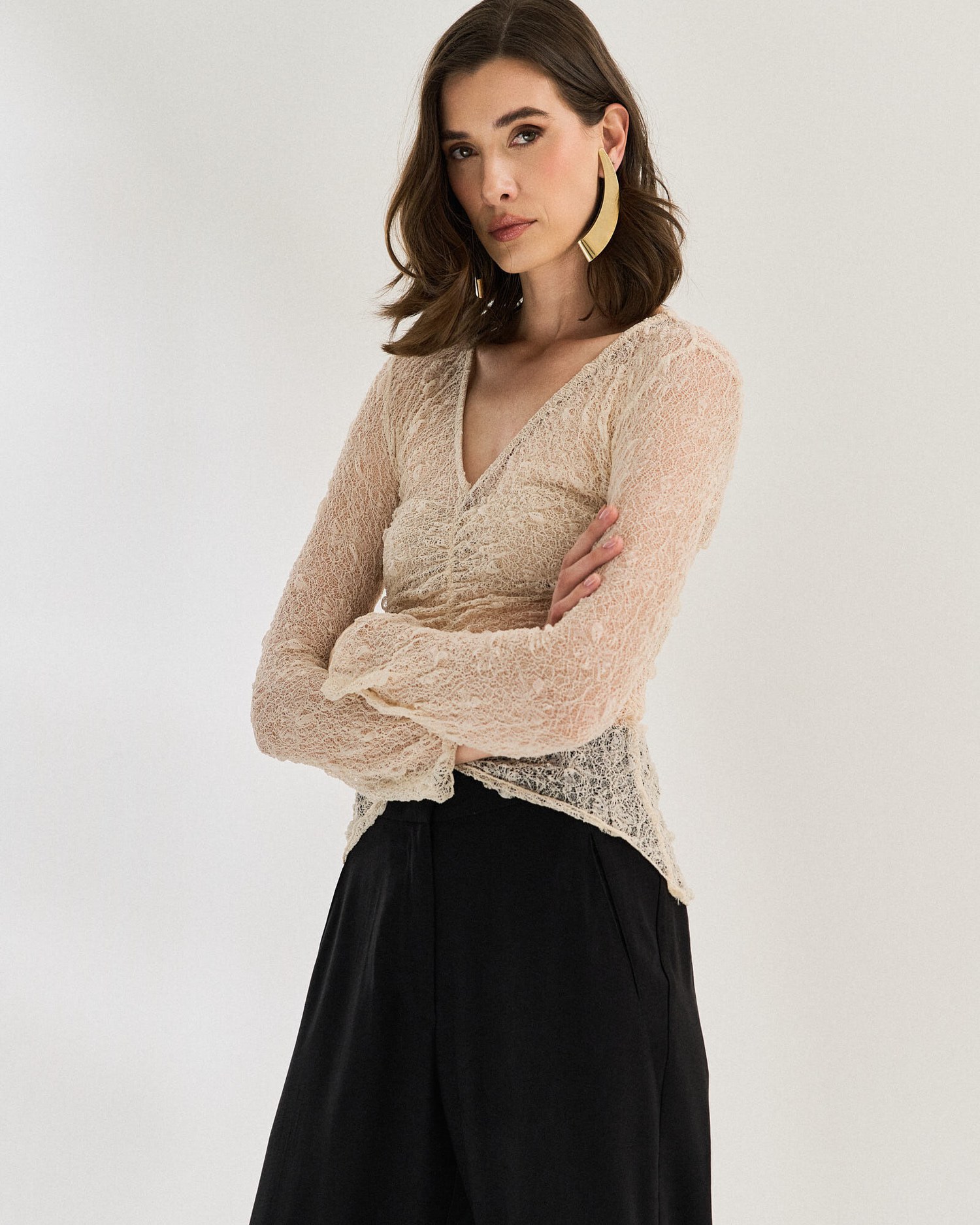 BLUSA RENDA FRANZIDA — foto 10