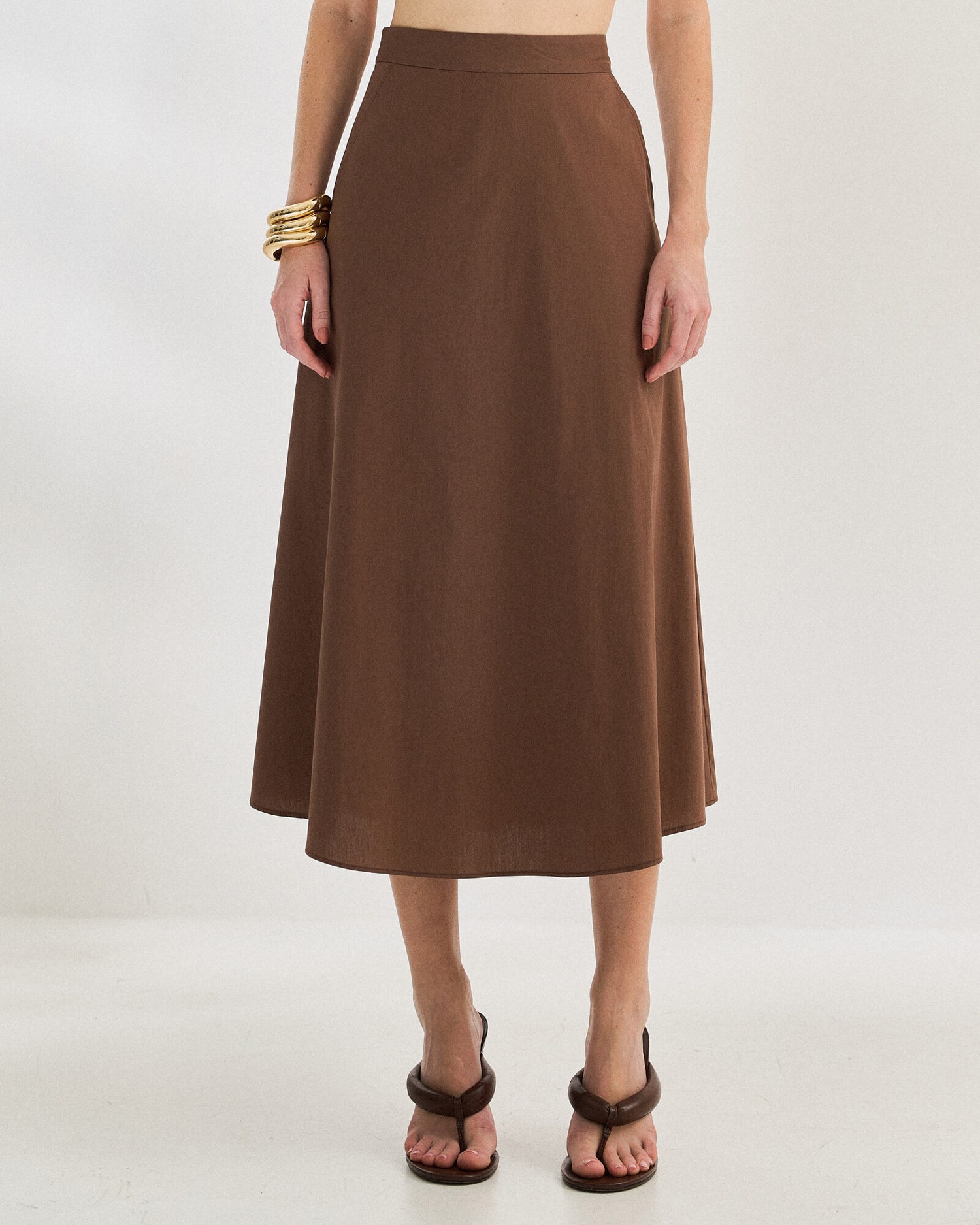 SAIA MIDI COTTON EVASE — foto 24