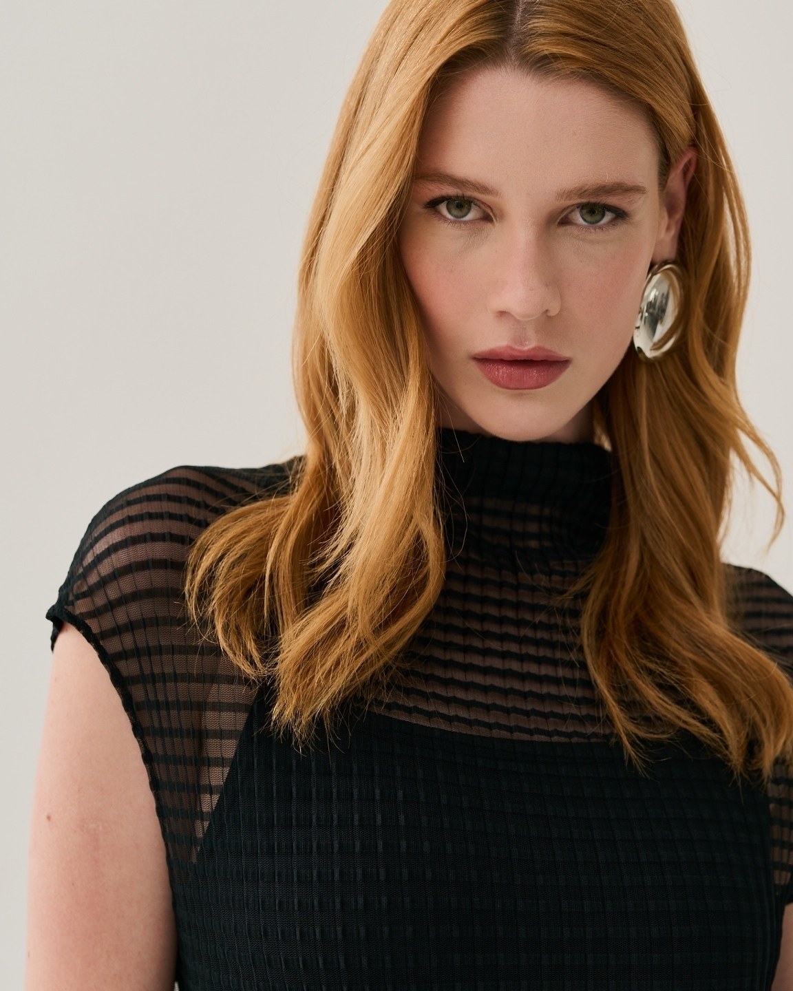 VESTIDO LONGO DE TULE COM PLISSADO — foto 7