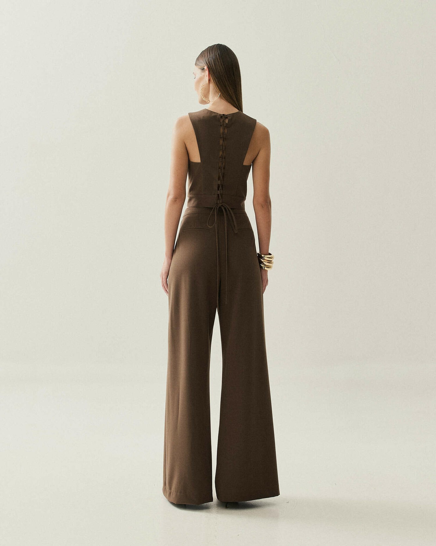 CALCA XADREZ PANTALONA PREGA — foto 4