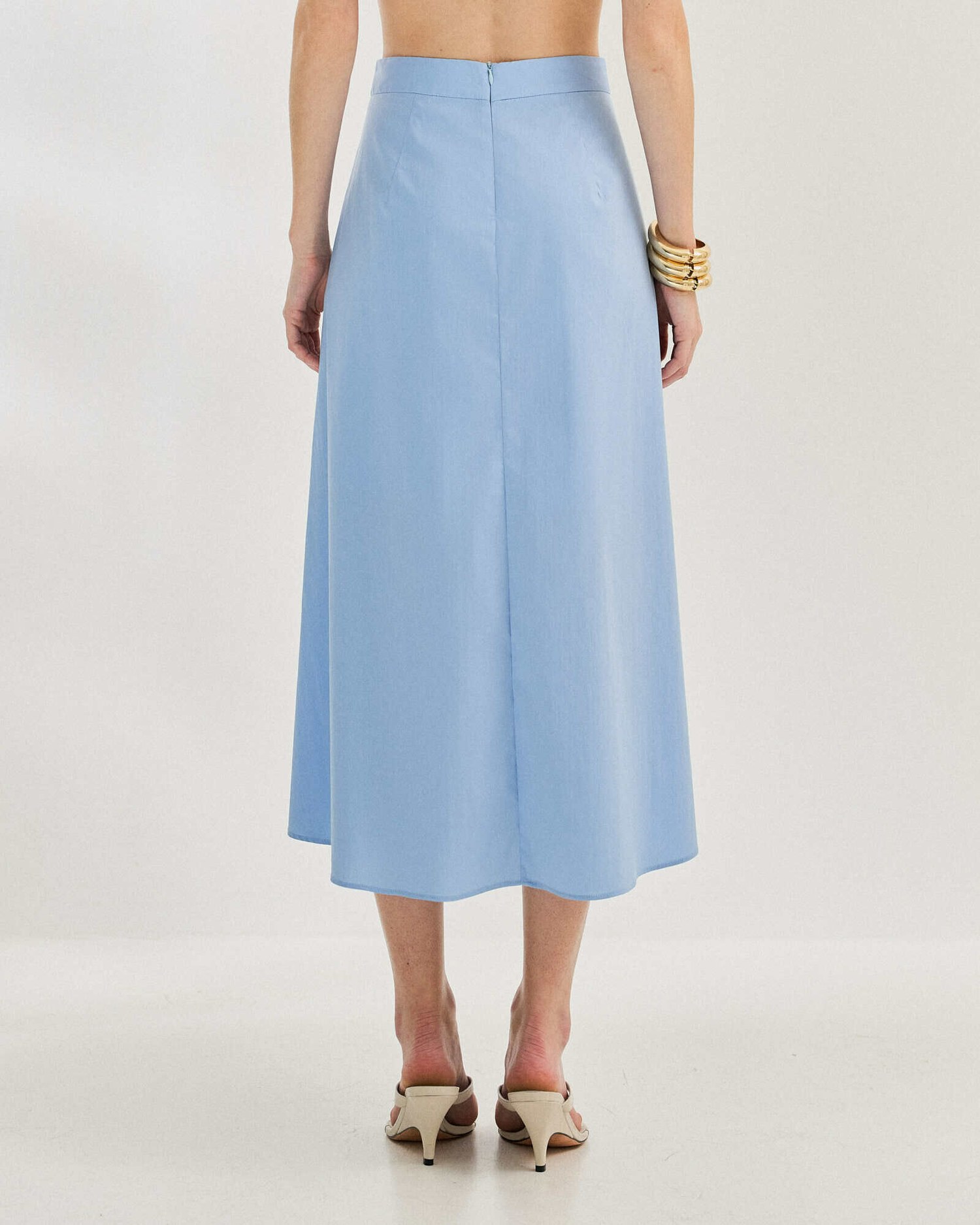 SAIA MIDI COTTON EVASE — foto 13