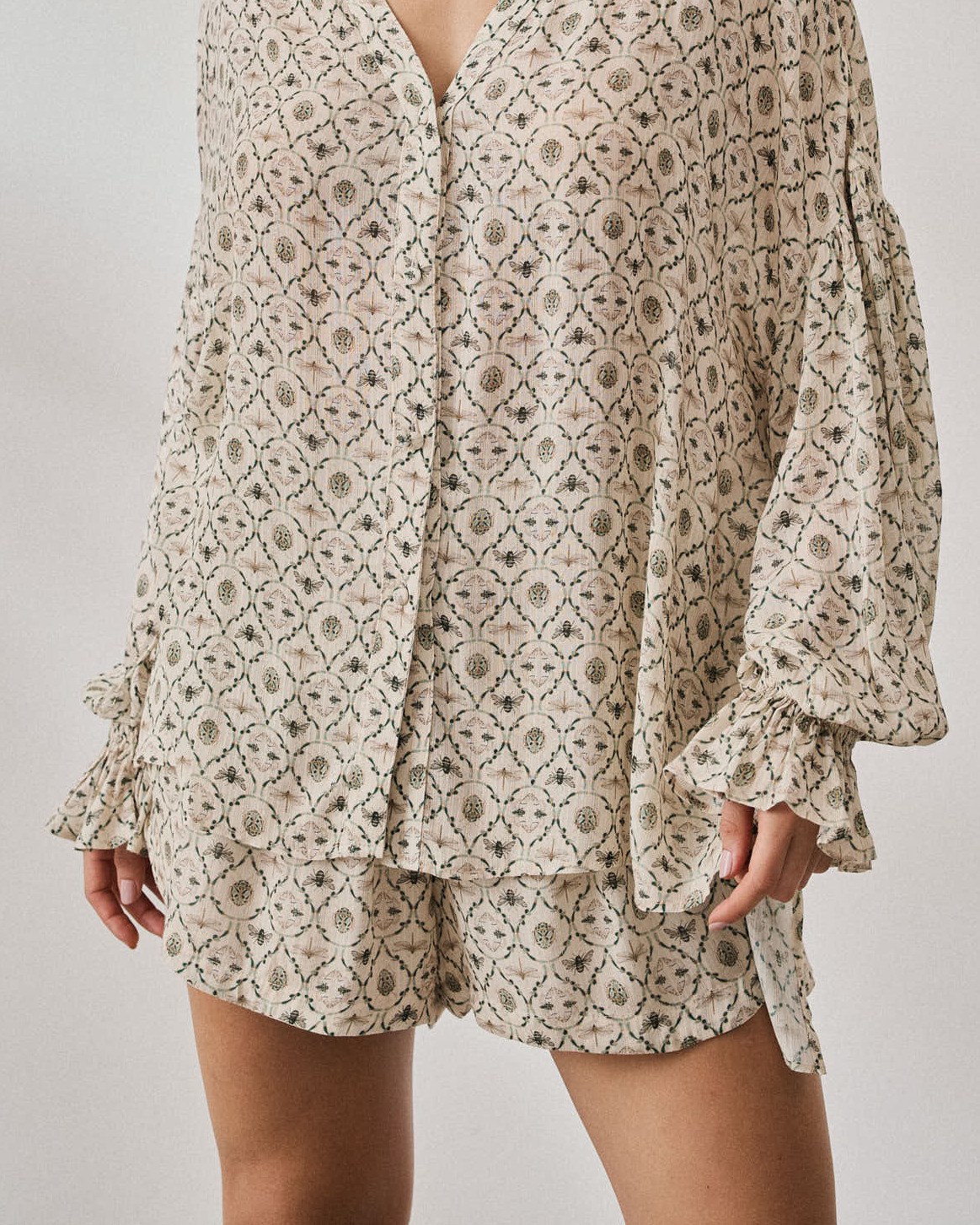 SHORTS ESTAMPADO COS ELASTICO — foto 6