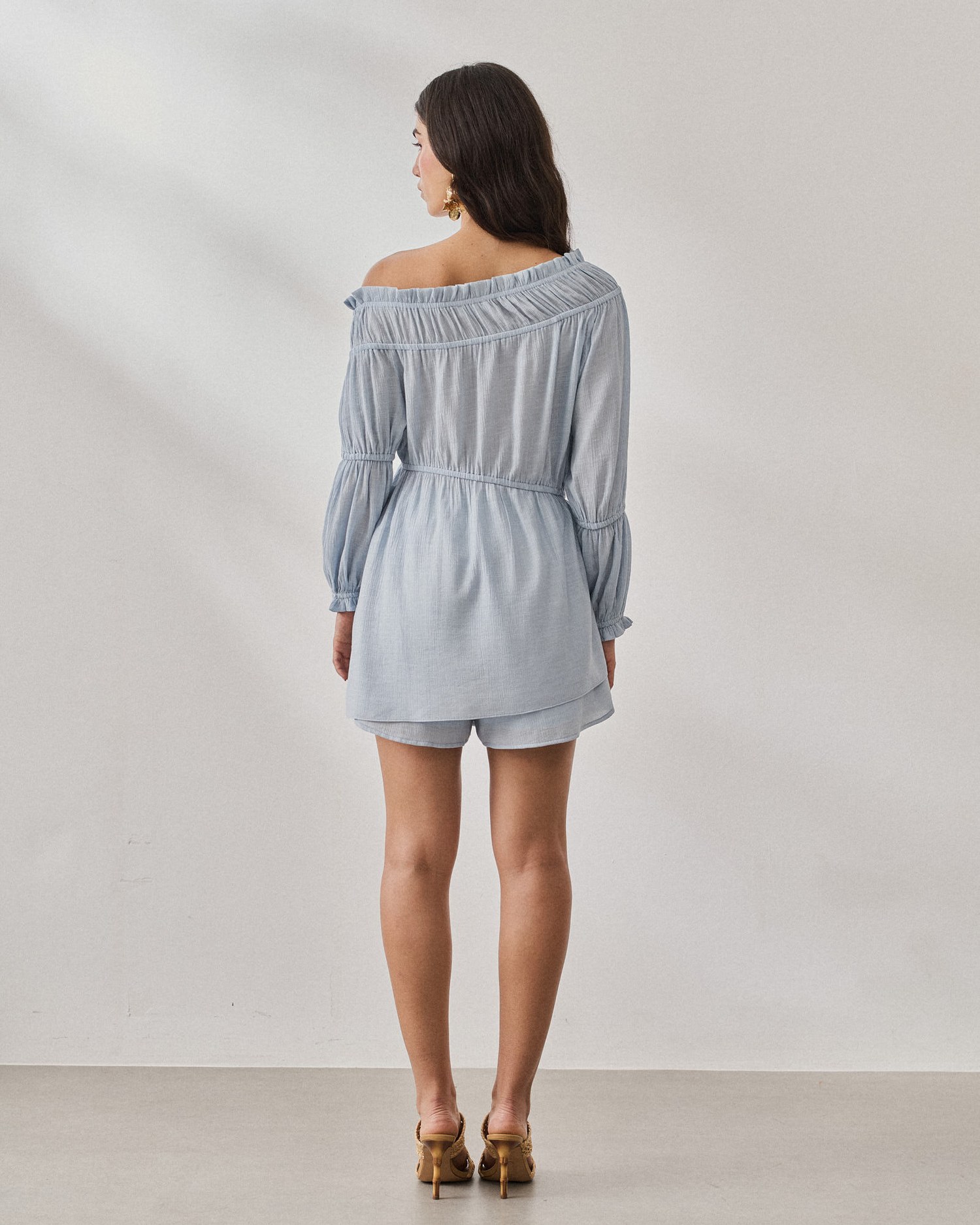 BLUSA BATA OMBRO FRANZIDO — foto 7