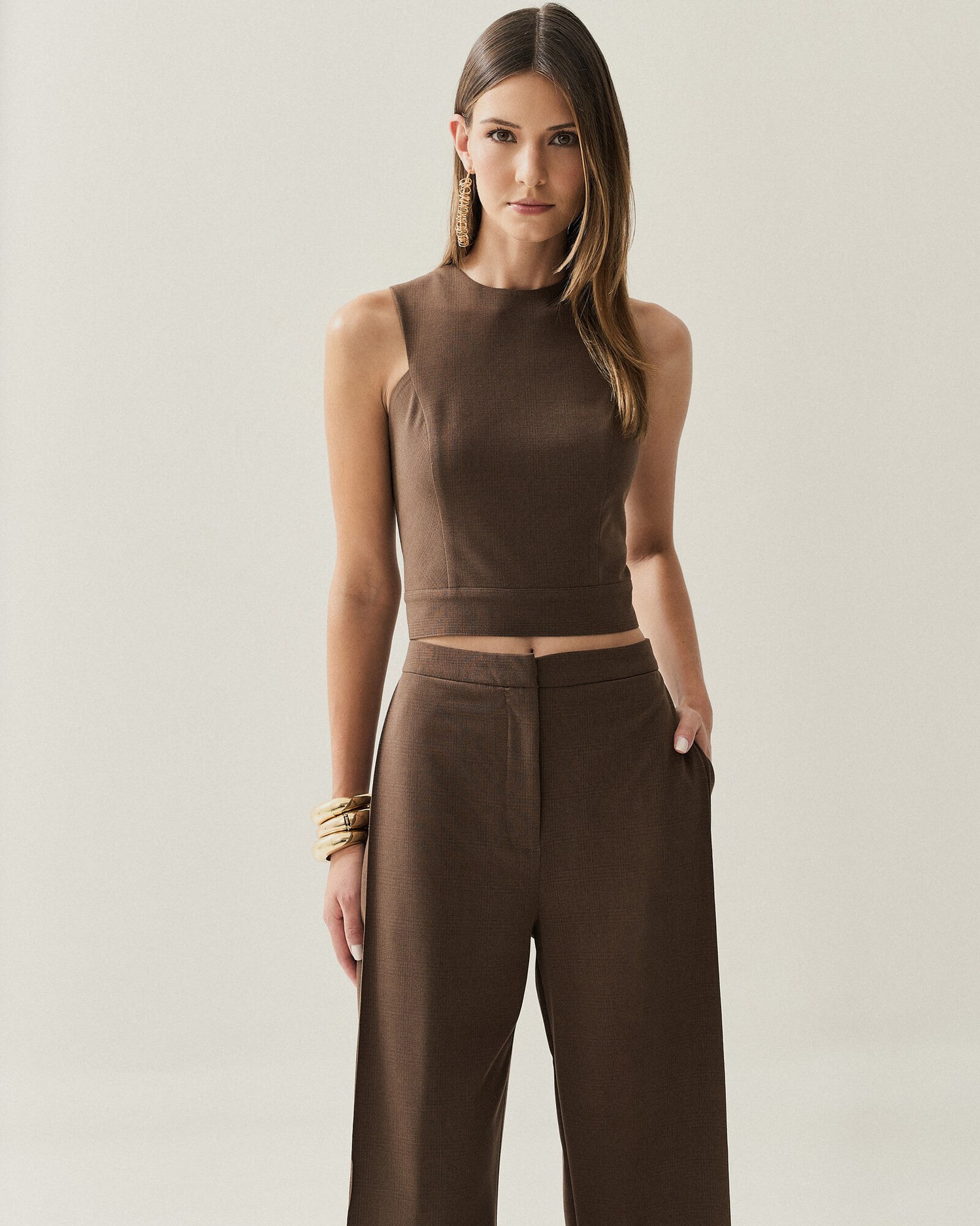 CALCA XADREZ PANTALONA PREGA — foto 11