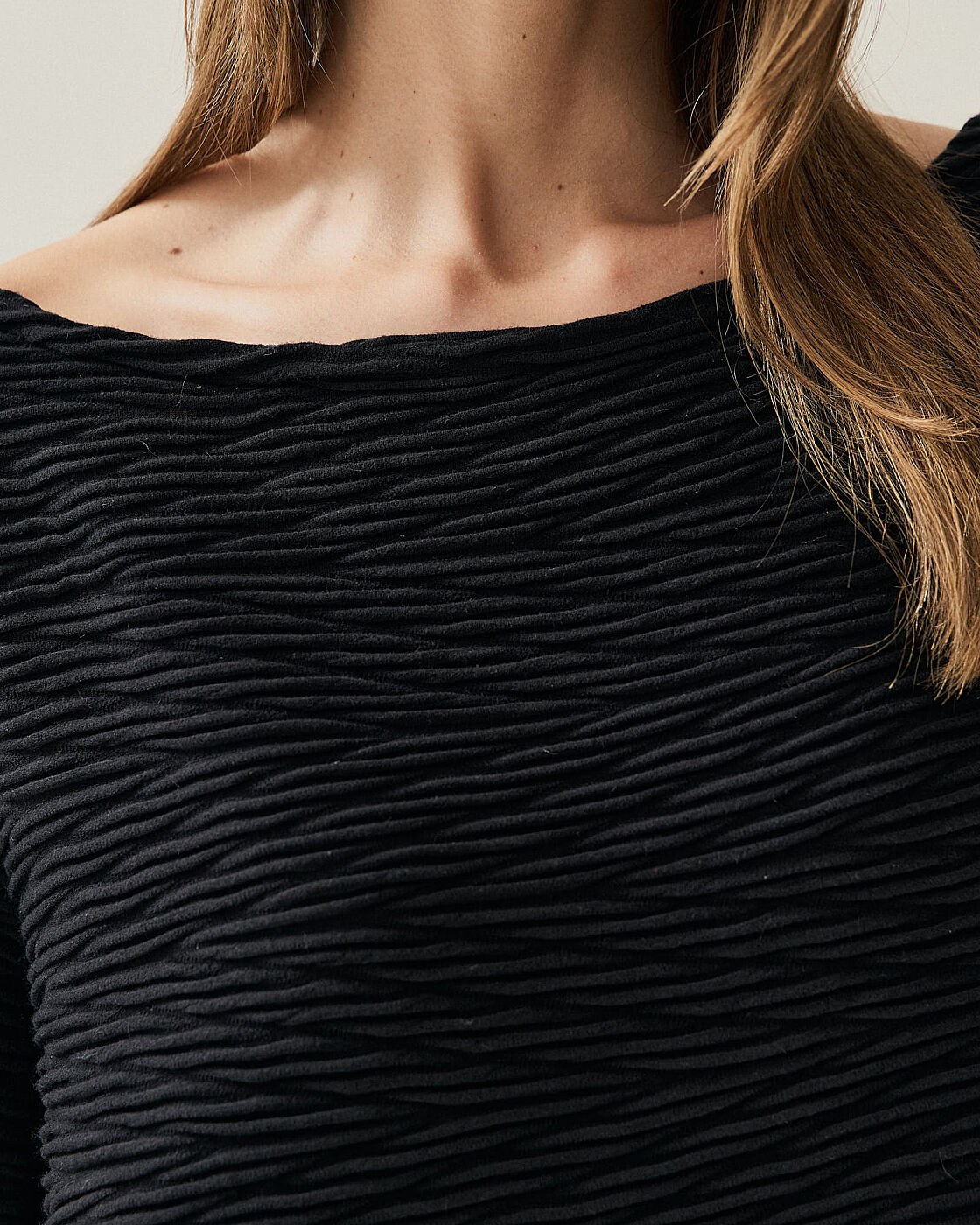 BLUSA MALHA TEXTURA BALONE — foto 17