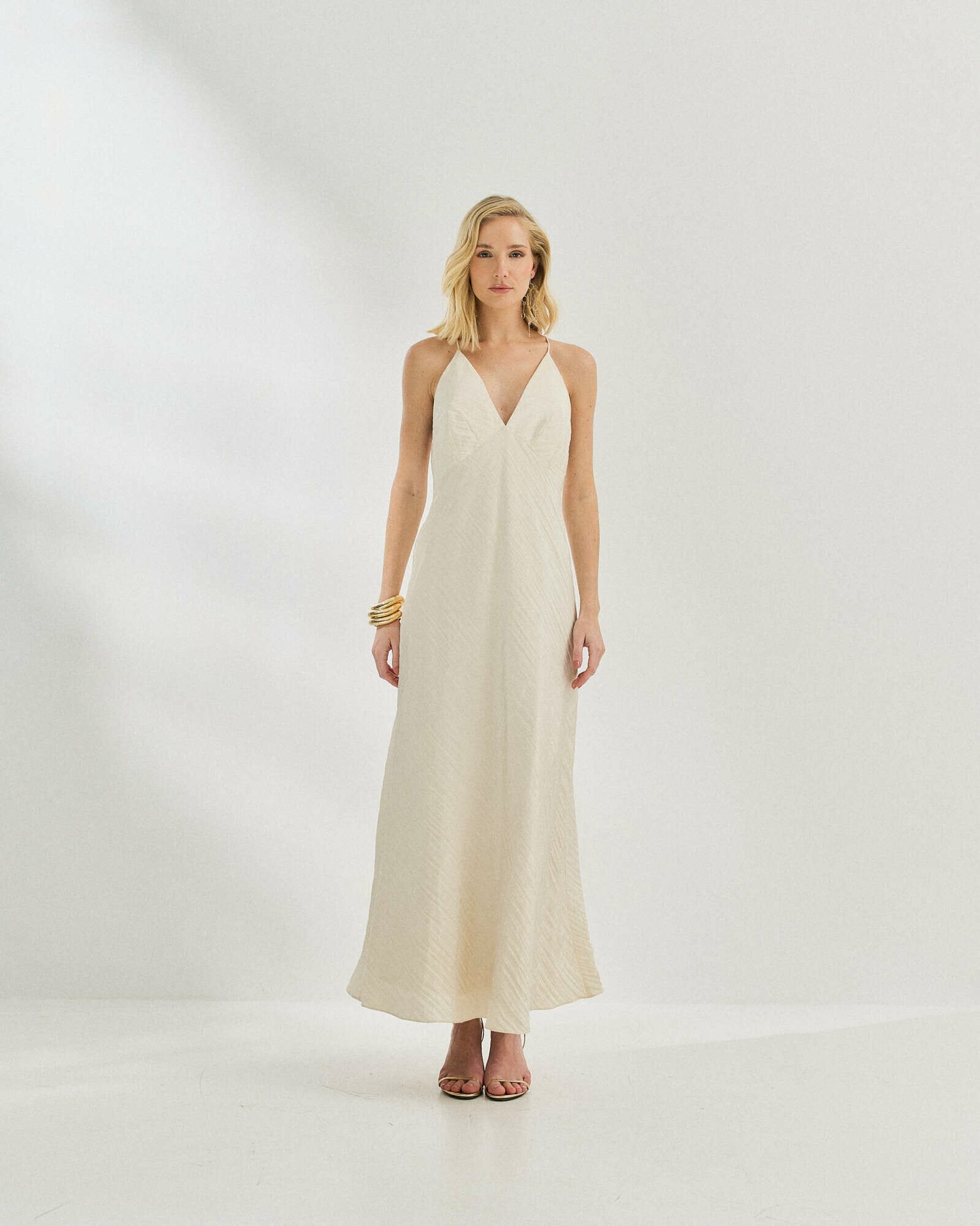 VESTIDO SLEEP DREES DECOTE V ACETINADO — foto 11
