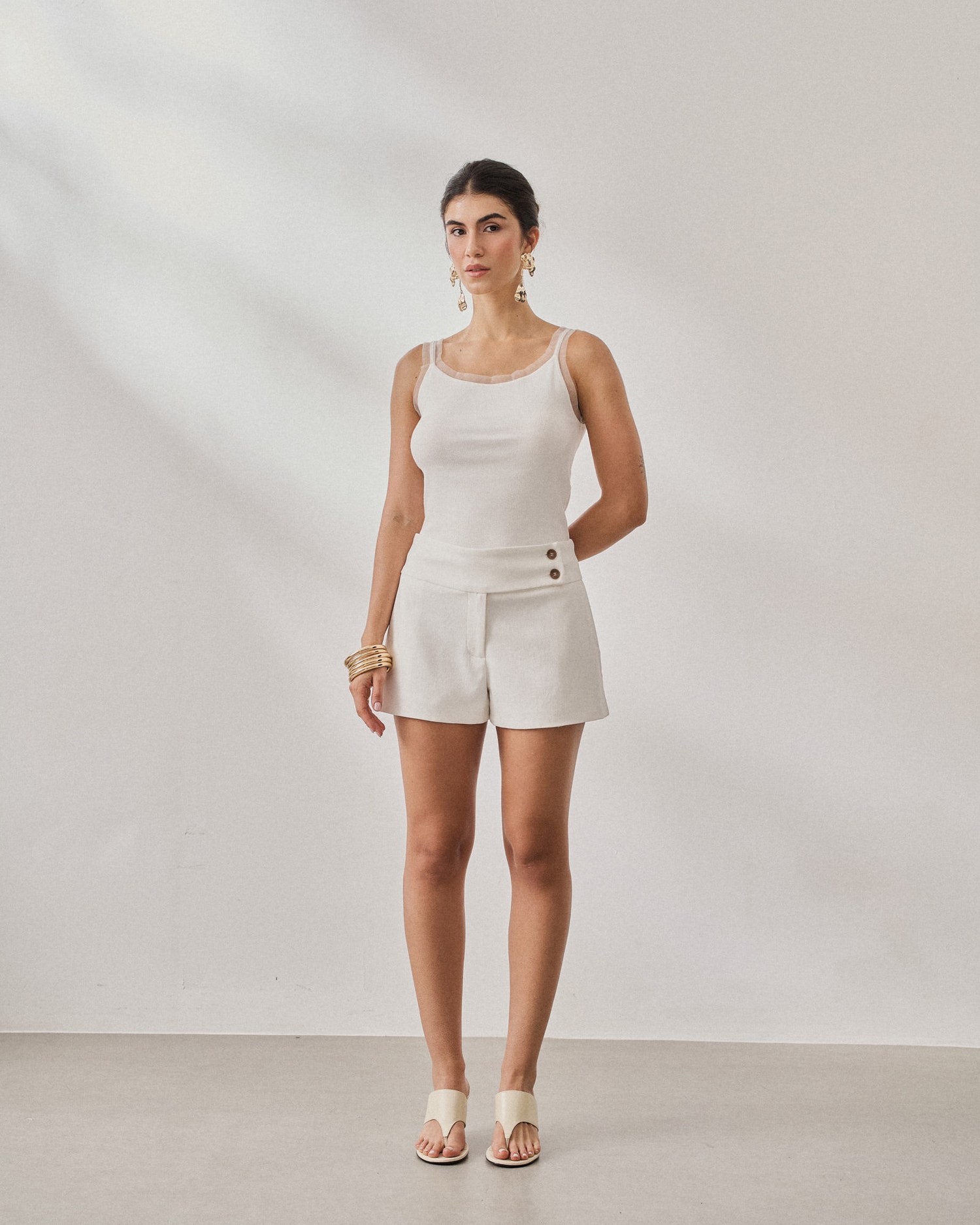 SHORTS DE PALA TRANSPASSADA