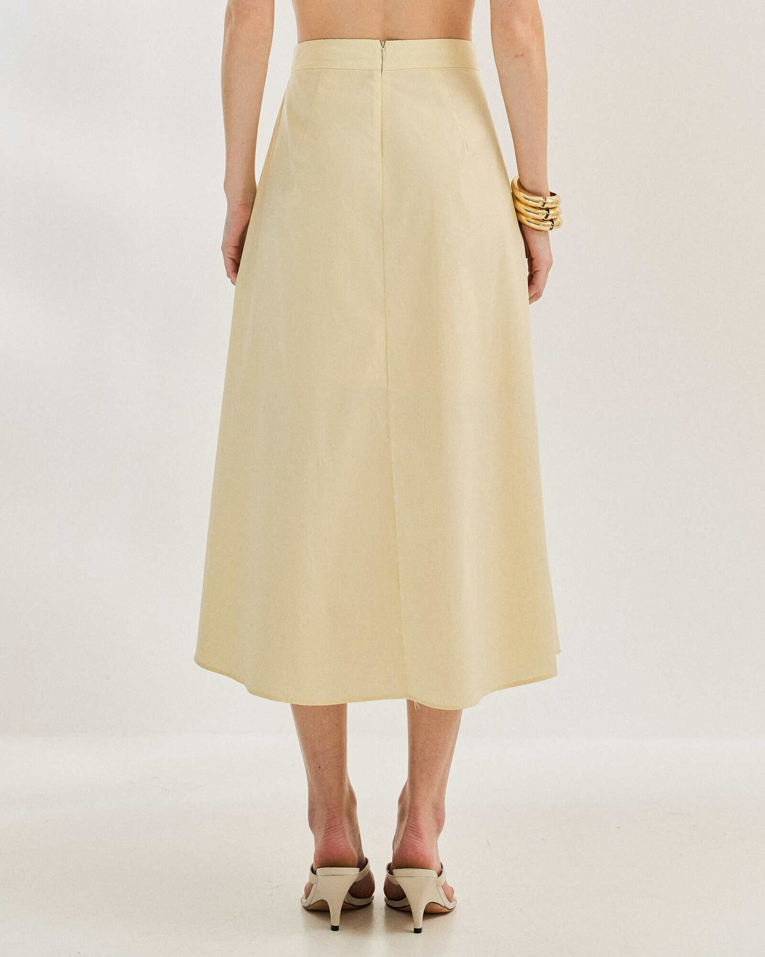 SAIA MIDI COTTON EVASE — foto 18