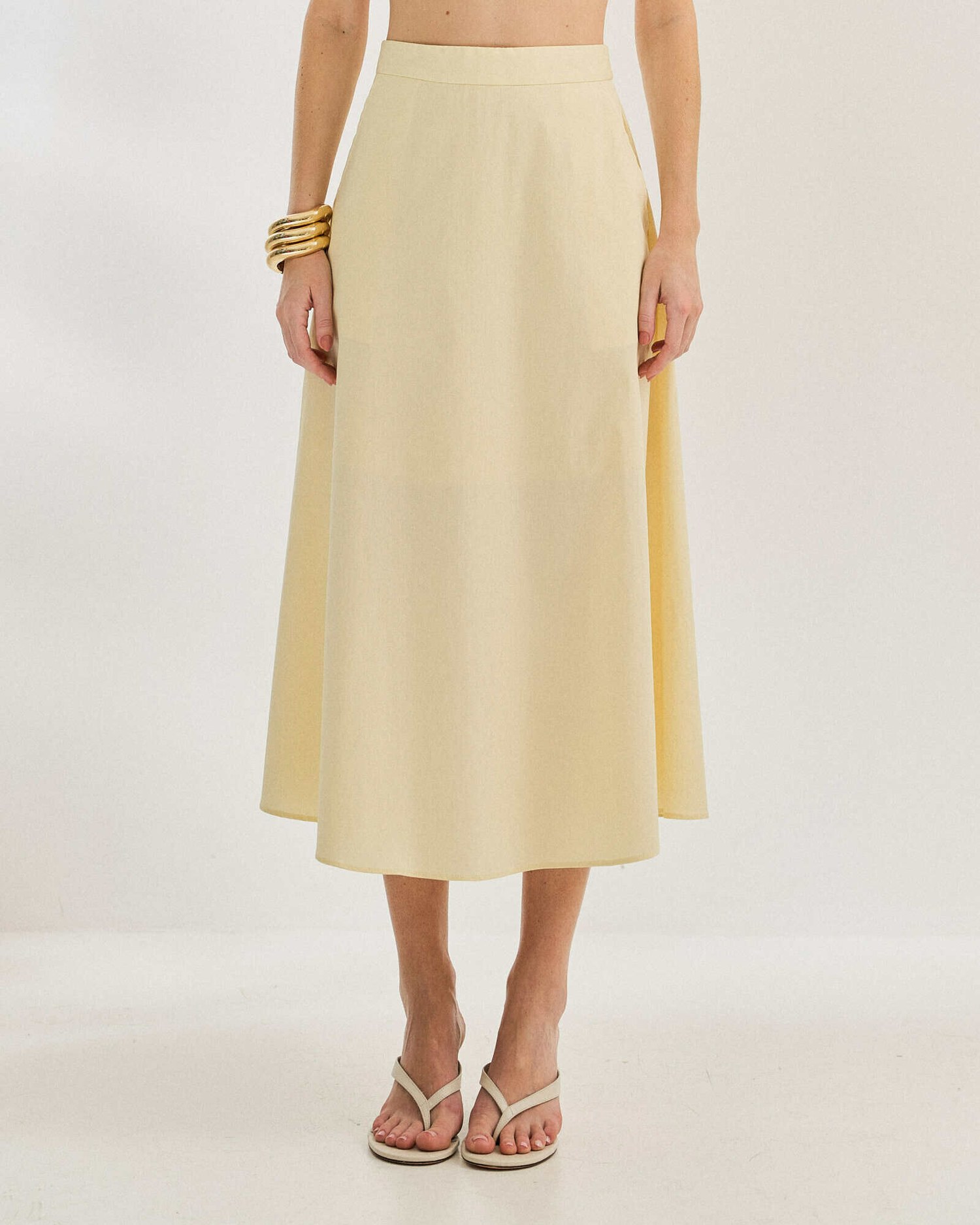 SAIA MIDI COTTON EVASE — foto 16