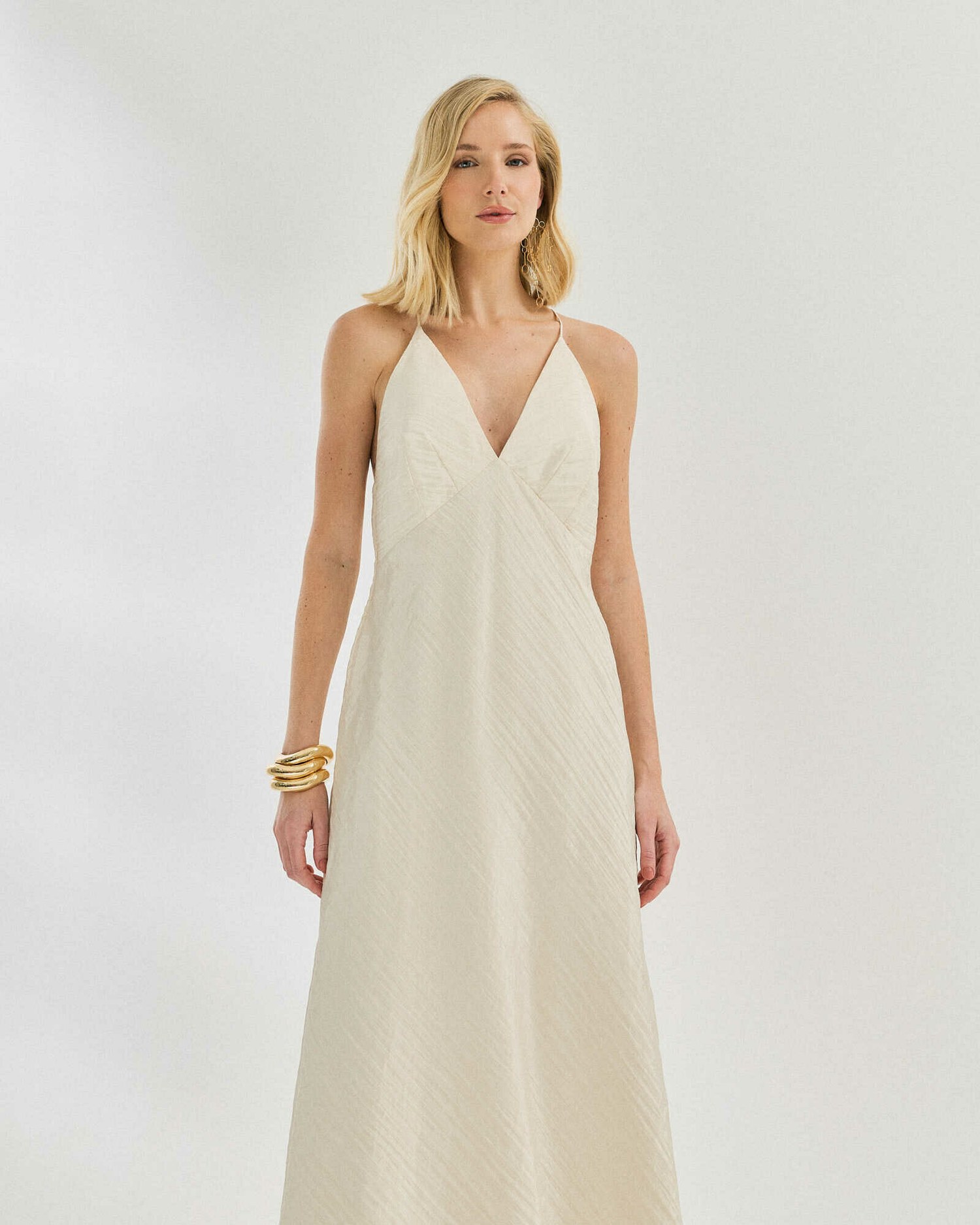 VESTIDO SLEEP DREES DECOTE V ACETINADO — foto 10