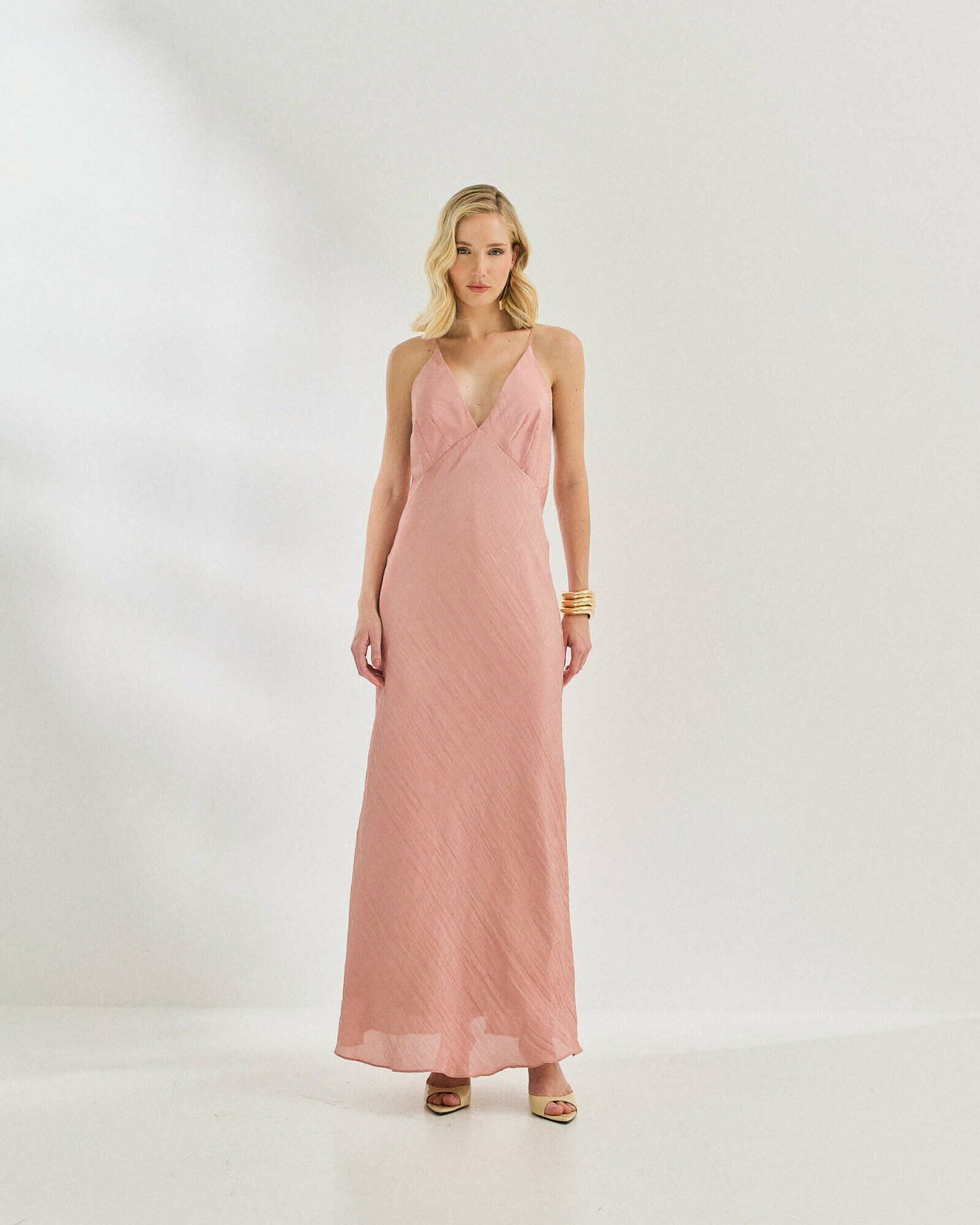 VESTIDO SLEEP DREES DECOTE V ACETINADO — foto 18