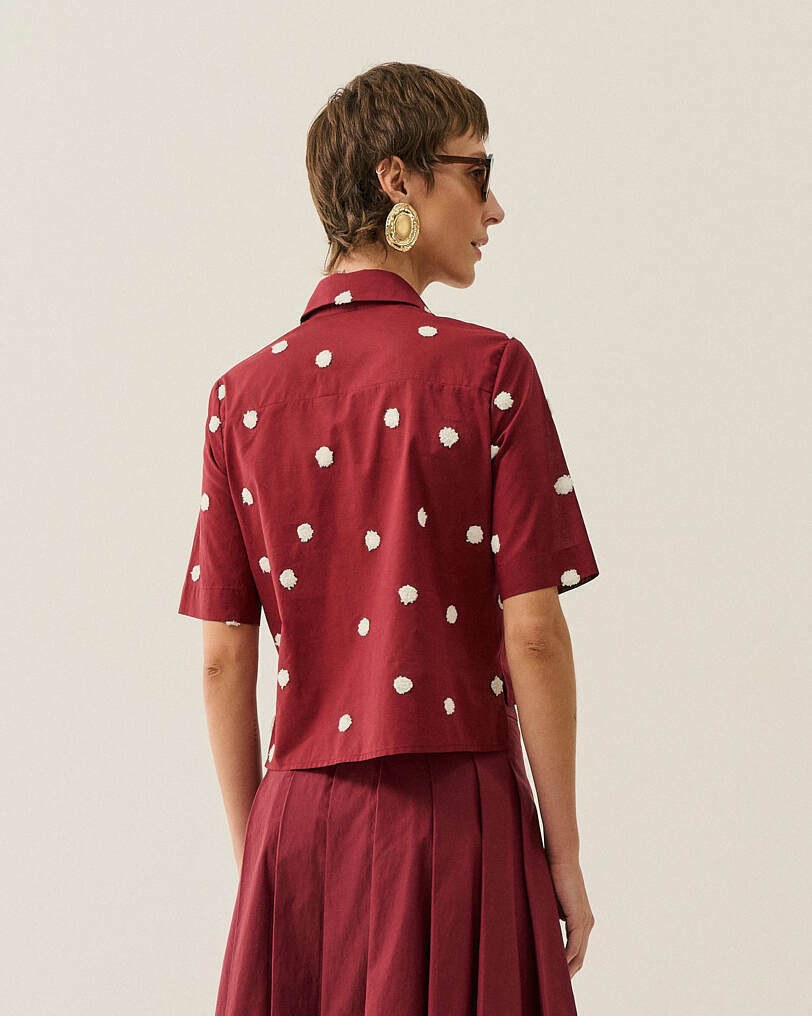 CAMISA MEIA MANGA TEXTURIZADA POA — foto 13