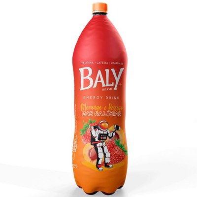 Energeico Baly Brasil Morango e Pessego 2L
