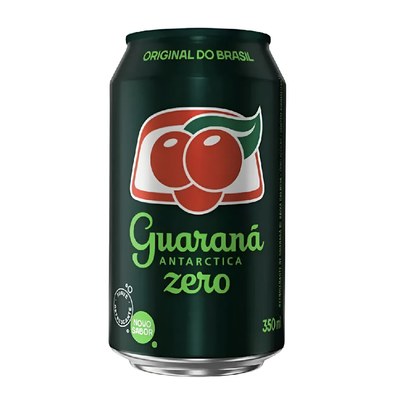 Refrigerante Guarana Antarctica Zero Lata 350ml