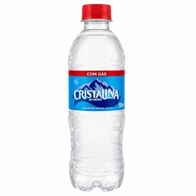 Agua Mineral Cristalina Com Gas 500ml