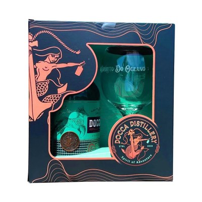 Kit Gin Docca Distillery 750ml + 1 taca exclusiva